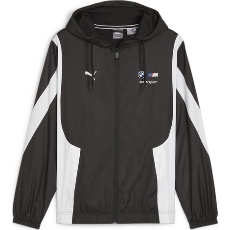 Chaqueta con capucha tejida Puma BMW MMS para hombre, color negro, 62517401, talla XL (1/5)