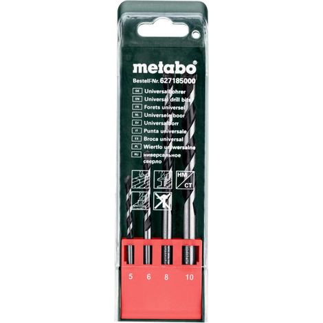Metabo - Set di trapani universali da 4 pezzi 627185000