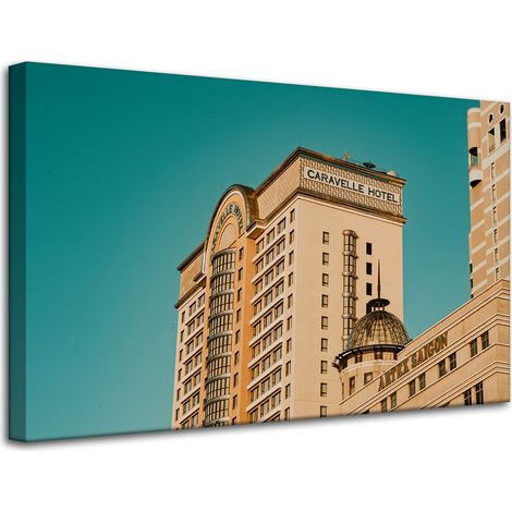 Cuadro sobre lienzo Arquitectura Hotel 80x50 cm