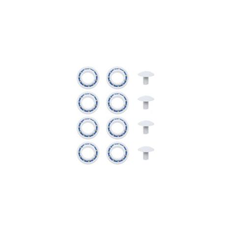 Juego de 12 accesorios para robot de piscina: rodamientos y tornillos de plástico compatibles con Polaris 180 280 - Crezuo