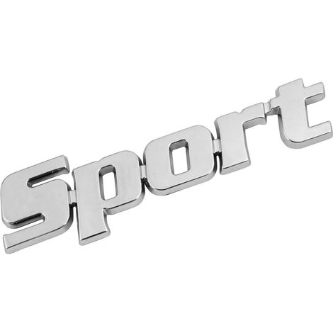 Emblema 3D cromato - Sport (1/2)