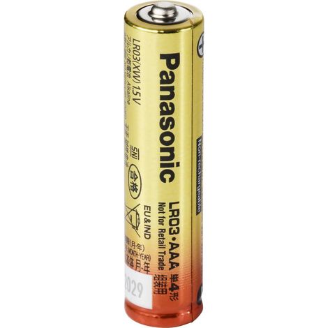 Panasonic LR03AAA Batteria Ministilo (AAA) Alcalina/manganese 1300 mAh 1.5 V 400 pz.