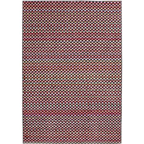 VENISE - Tapis à motifs petits pixels multicolores 133x190 (1/5)