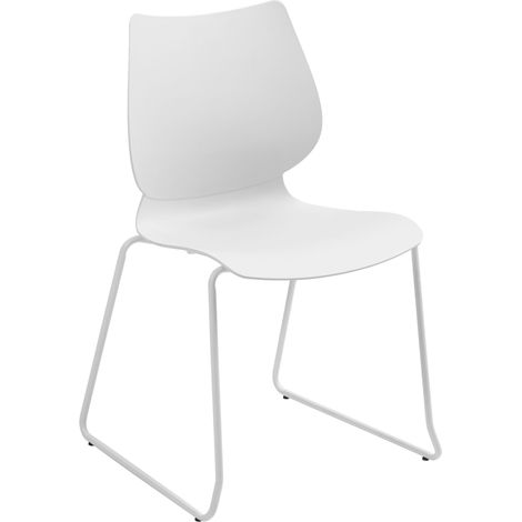 Chaise empilable Houma Blanc (1/5)
