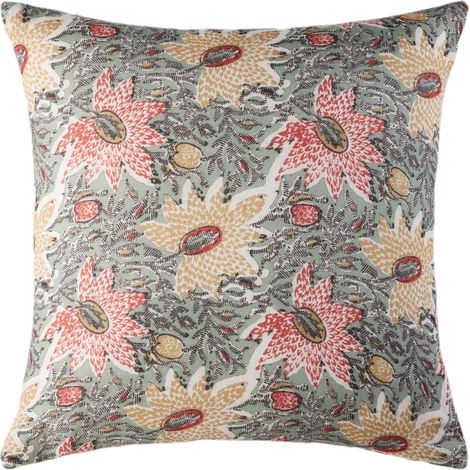 Housse de coussin en Lin léger imprimé KEYA (1/4)