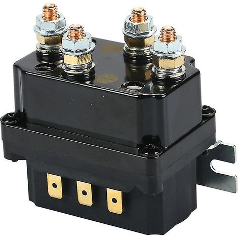 12v Winch Rocker Switch Thumb 250a Solenoid Relay Contactor Winches For Atv Utv (1/5)