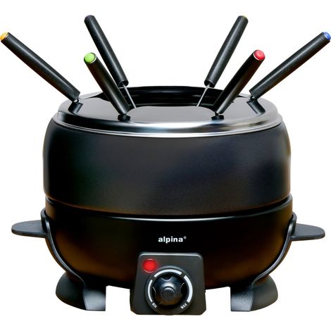 alpina Appareil à fondue (électrique) Noir H16.7xl22.5xL25.6cm (1/5)