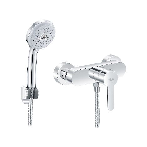 MISCELATORE MONOCOMANDO ESTERNO DOCCIA SERIE IOLE- Cromo- DH- pezzi 1