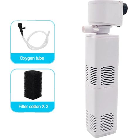 Aquariumfilterpumpe, 4-in-1-Funktionalität, einstellbare Durchflussrate, 900F (1/2)