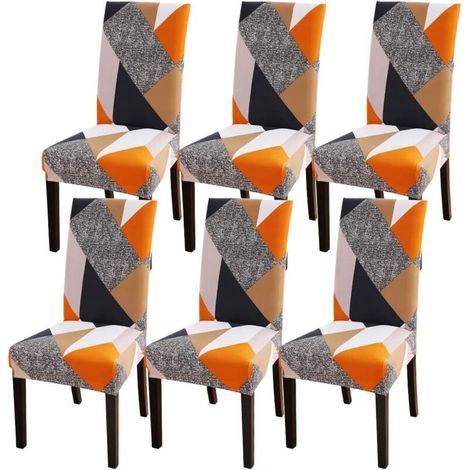 Piece Stretch Chair Covers, Washable and Removable Dining Chair Slipcovers for Dining Room, Modern Wedding Bouquet, Hotel, Restaurant Decor