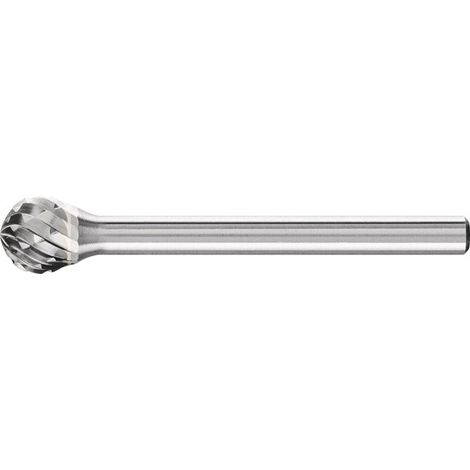 Fresa pequeña forma F KUD D.6mm cabeza-L.5mm vástago-D.3mm HM galv.3 Plus PFERD