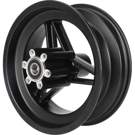 11-inch electric scooter with steel rims (90/65-6.5 steel, 110/50-6.5 steel), aluminum front wheel rim. (1/4)