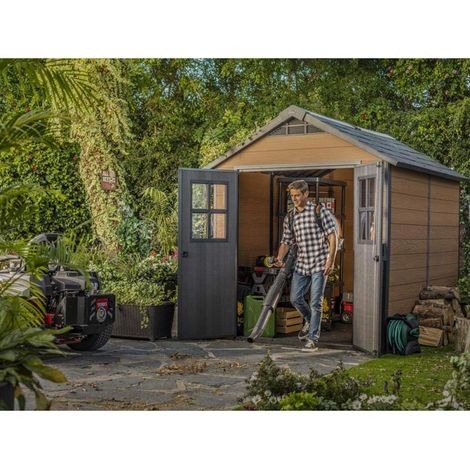 CASETA COBERTIZO JARDIN RESINA NEWTON 7511 KETER