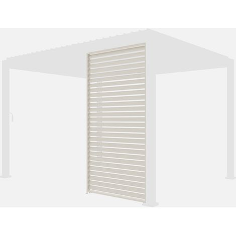 Persiana in alluminio da 1.3m per pergola a lamelle Triomphe