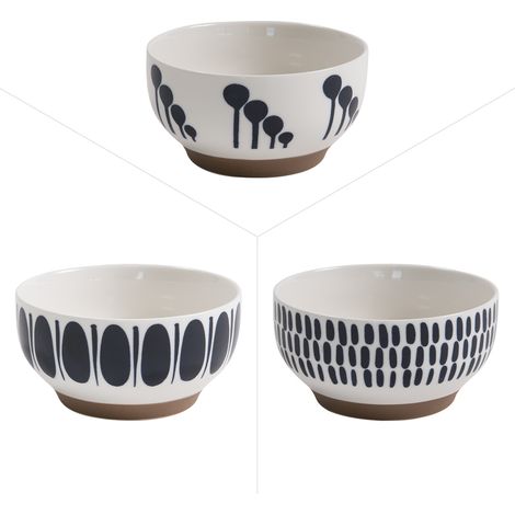 Table Passion - Coupelle Mikonos bleue 12 cm (lot de 3) (1/2)