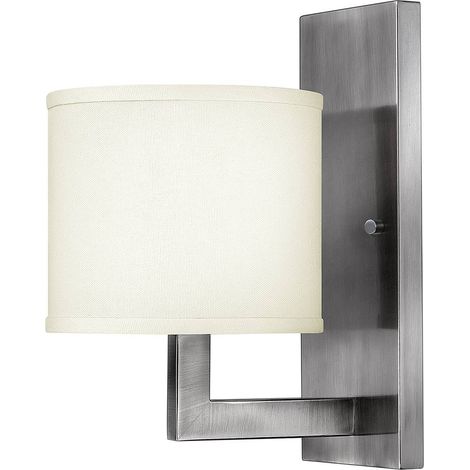 Elstead Hampton - 1 Licht Innenwandleuchte Antik Nickel, E27 (1/5)