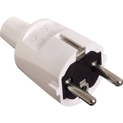 AS Schwabe 62221 spina di sicurezza bianca 230 V 16 A