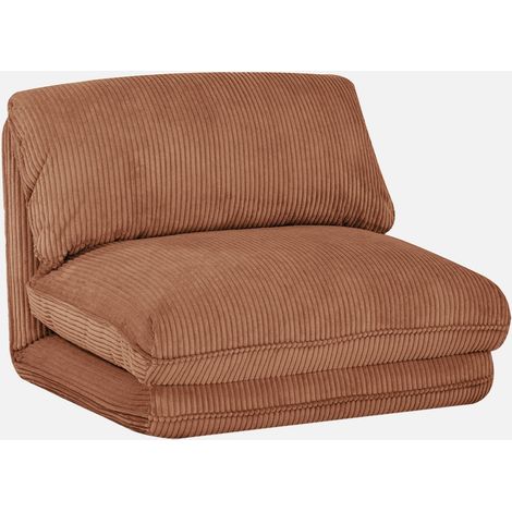 Sillón convertible  de pana gruesa, 1 plaza (1/5)