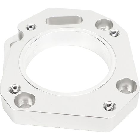 Adaptateur double corps papillon aluminium anodisé étanchéité renforcée bride collecteur RBC RRC rechange pour moteur Acura K20 K24 (1/5)