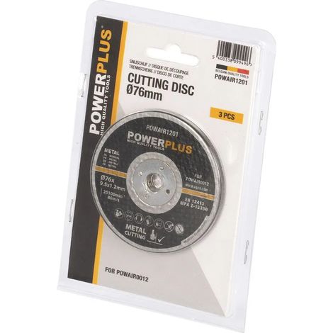 Disque de coupe powerplus powair1201 ultra fin 76 mm