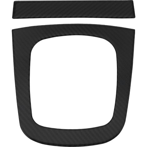 Carbon Fiber Interior Gear Shift Panel Self-Adhesive Trim 2 Pieces Compatible with Audi Q3 2013-2018 (1/5)