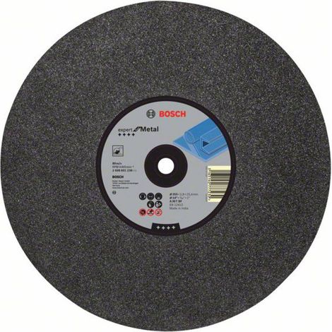 Bosch – Disque à tronçonner pour métal 2608601238 – Diamètre 355 mm – Alésage 30 mm – 30 dents – Épaisseur 2,8 mm – Expert