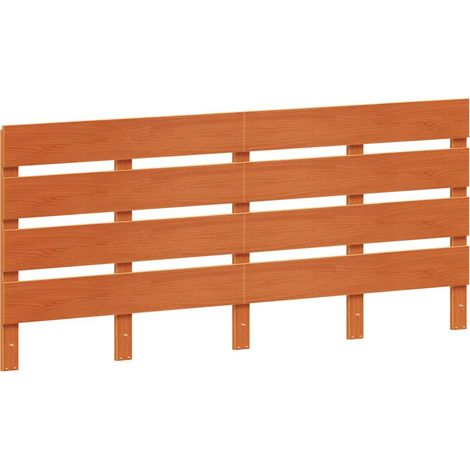Maison Exclusive - Testiera Marrone Cera 180 cm in Legno Massello di Pino