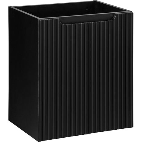 Mobile bagno senza lavabo Riva nero 50cm