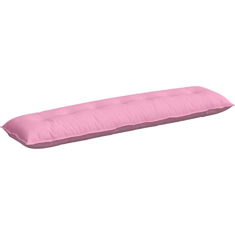 Back Pillow Pink 200 x 19 x 50 cm Fabric vidaXL