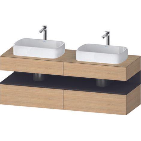 Duravit Collection One Meuble sous-vasque sur console, 2 tiroirs,
