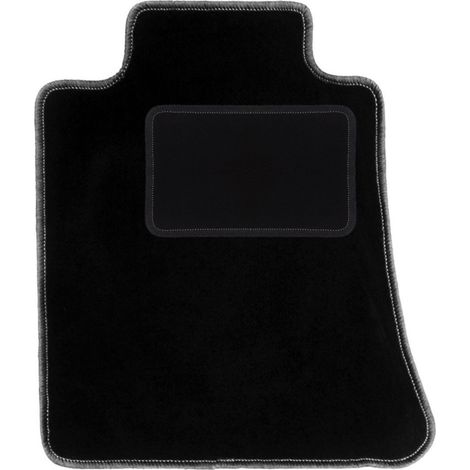 Tapis conducteur en velours pour : Alfa Romeo Giulia 4x4 (4WD) berline (2016-) noir (1/5)