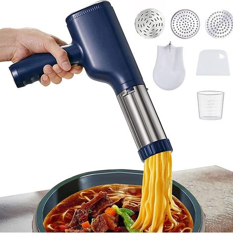 Machine De Pâtes électriques Sans Fil Automatique De Cuisine Portables Avec 3 Moules (1/5)