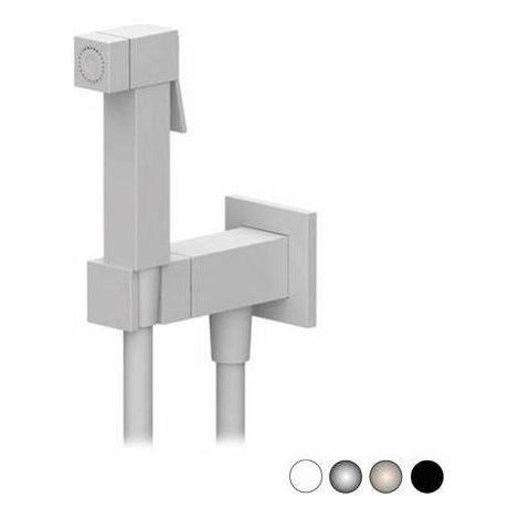 SET MISCELATORE CON DOCCETTA SHUT-OFF QUADRO Misura: Cromo