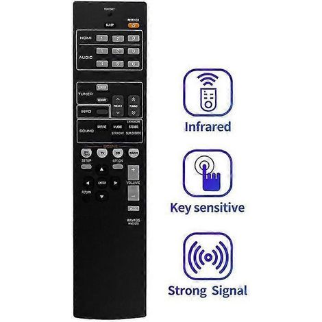 Télécommande de remplacement RAV435 WW51070 pour récepteur audio/vidéo home cinéma Yamaha HTR-2064 YHT-196 HTR2064S
