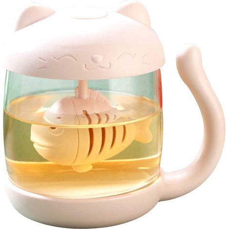 Tasse En Verre Avec Infuseur À Thé - Filtre Intégré Pour Feuilles De Thé - Design Animal - Poignée Ergonomique - 1 Pièce (1/5)