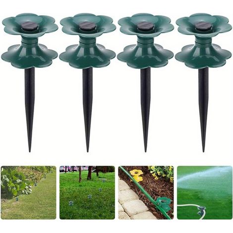 Lot de 4 clous de guidage robustes pour tuyaux de jardin - Adaptés aux supports de tuyaux pour pelouse et jardin (1/5)