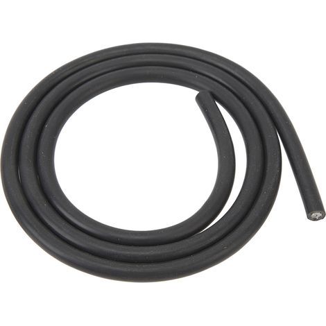 Câble d'allumage de 7mm, longueur de 1M, gaine en PVC, noyau en cuivre isolé pour moteur de voiture et de moto, noir