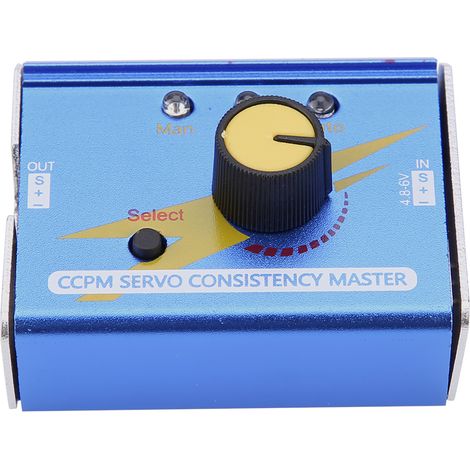Probador de servos de 3 canales con ESC, aleación de aluminio, probador de sincronización CCPM para helicópteros y modelos RC. (1/5)