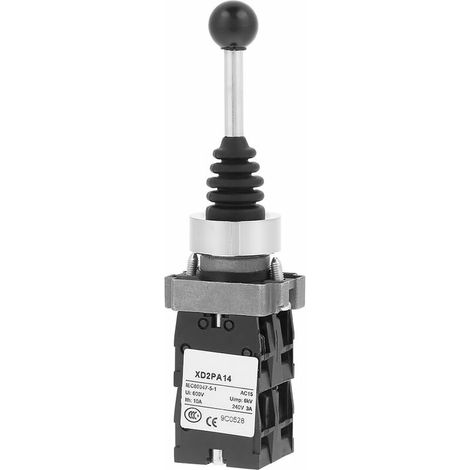 Joystick Commutateur Momentané Interrupteur 4 Positions avec Rappel par Ressort Contrôleurs Commande Manette à Verrouillage (1/4)