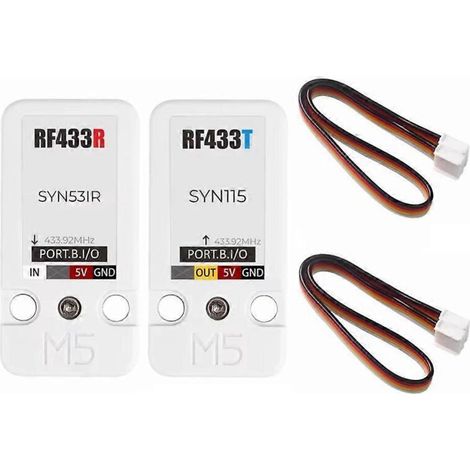 ensemble émetteur et récepteur RF sans fil, fréquence de fonctionnement 433,92 MHz (1/5)