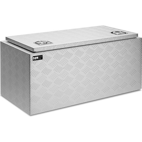 Caja de almacenamiento de aluminio 91 x 44,5 x 43 cm 119 litros 140000106