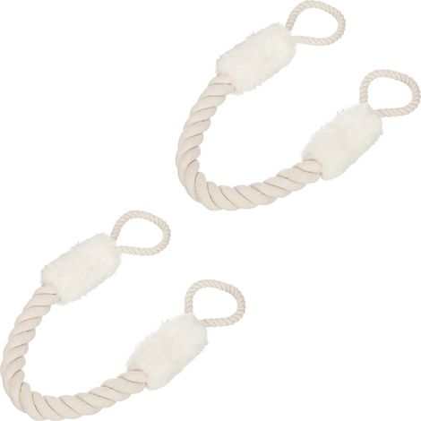 Clip protector para cordon de puerta juego de 2 color blanco