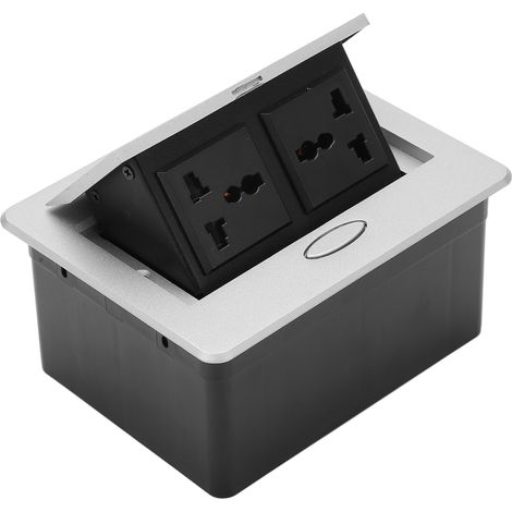 Einbau-Tischsteckdose, 2-polig, 3-polig, 250 V (1/5)