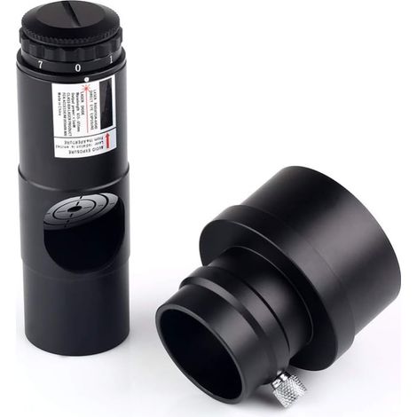 Collimateur Laser pour télescope 1.25 Pouces, calibrateur avec Adaptateur 2 ’’ pour Collimation de télescope à réflecteur newtonien