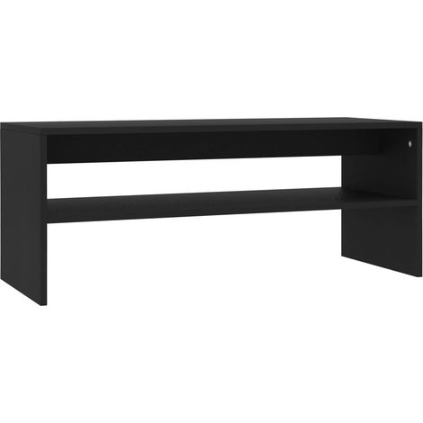Coffee Table Black 100x40x40 cm Engineered Wood vidaXL (1/5)