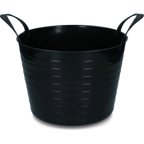 Secchio flessibile V-Trug Flexi NERO 40 l cavallo box