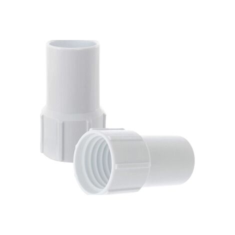 Manchon fileté 1-1/2" pouce – Pour tuyau spirale – Raccord pour piscine-lot de 10 (1/5)