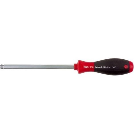 Wiha - tournevis six pans à tête sphérique softfinish® - 2 0 x 100mm