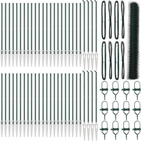 Maison Exclusive - Schweißdrahtzaun mit Spikes 100 x 1,2 m (B x H