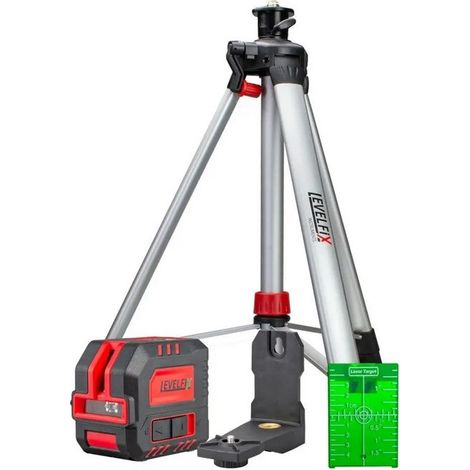 Levelfix CL120G Laser compact croix - Set avec trépied 1,5 m - NETIM - 556112 (1/4)